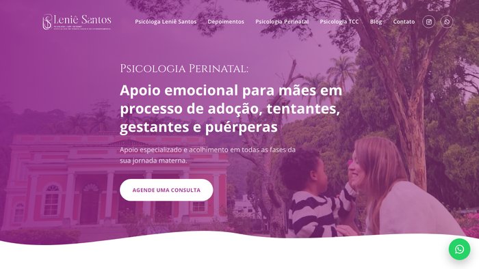 Site da Leniê Santos